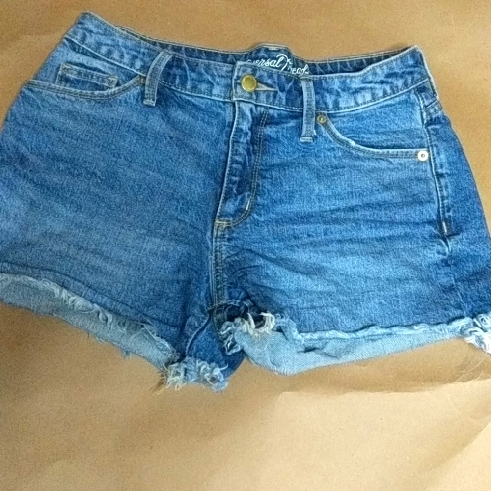 Universal thread cut off jeans, size 0 women's